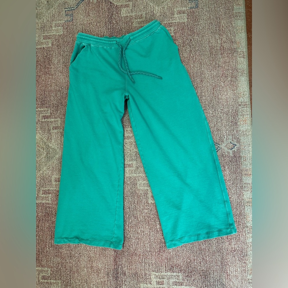 Free people movement simmer tide pants sweatpants size small drawstring pockets